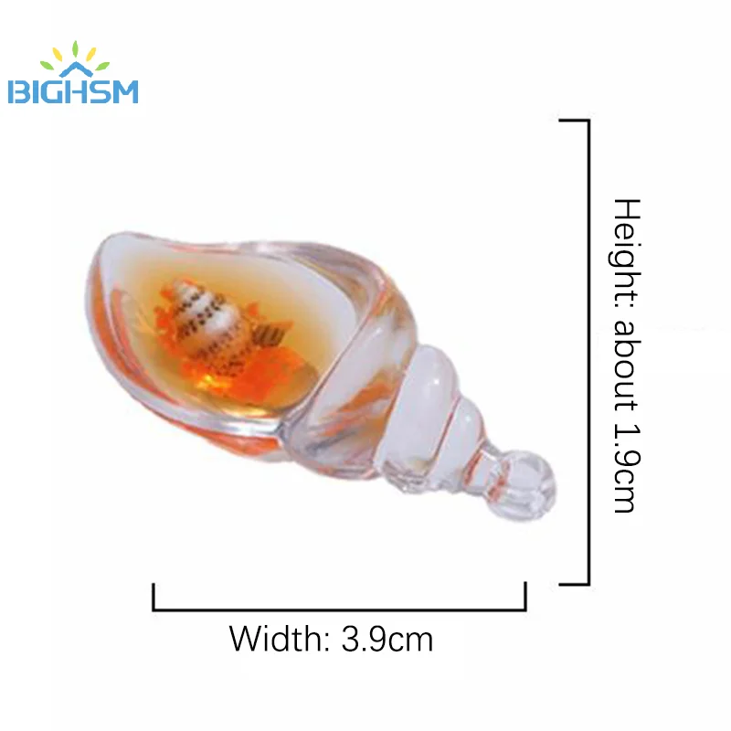 10 Stks/partij Creatieve Lichtgevende Kleurrijke Schelpdieren Mini Schelp Ambachten Model Diy Woondecoratie Aquarium Decoratie Accessoires