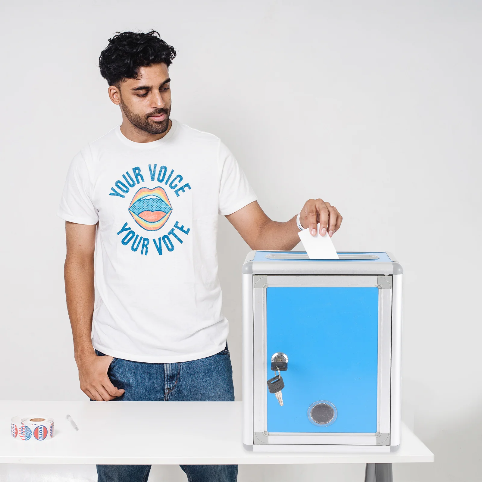 

Wall Mount Letter Retro Style Suggestion Box For Home Office Church School Public Mail Collection Vintage Metal Post Box