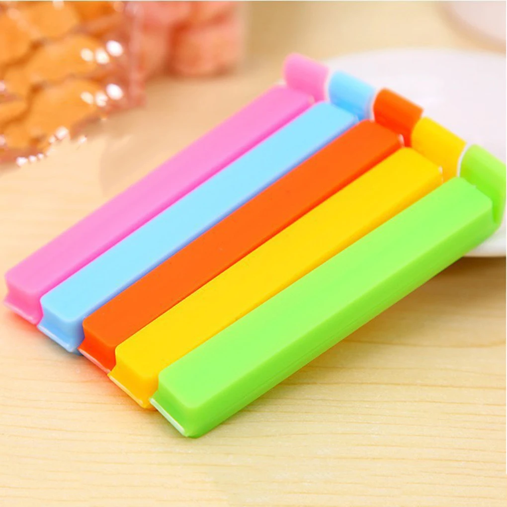 20pcs/lot Bag Clips Household Snack Plastic Bag Sealer Clip for Packages Kitchen Food Fresh Keeping Food Package Sealer