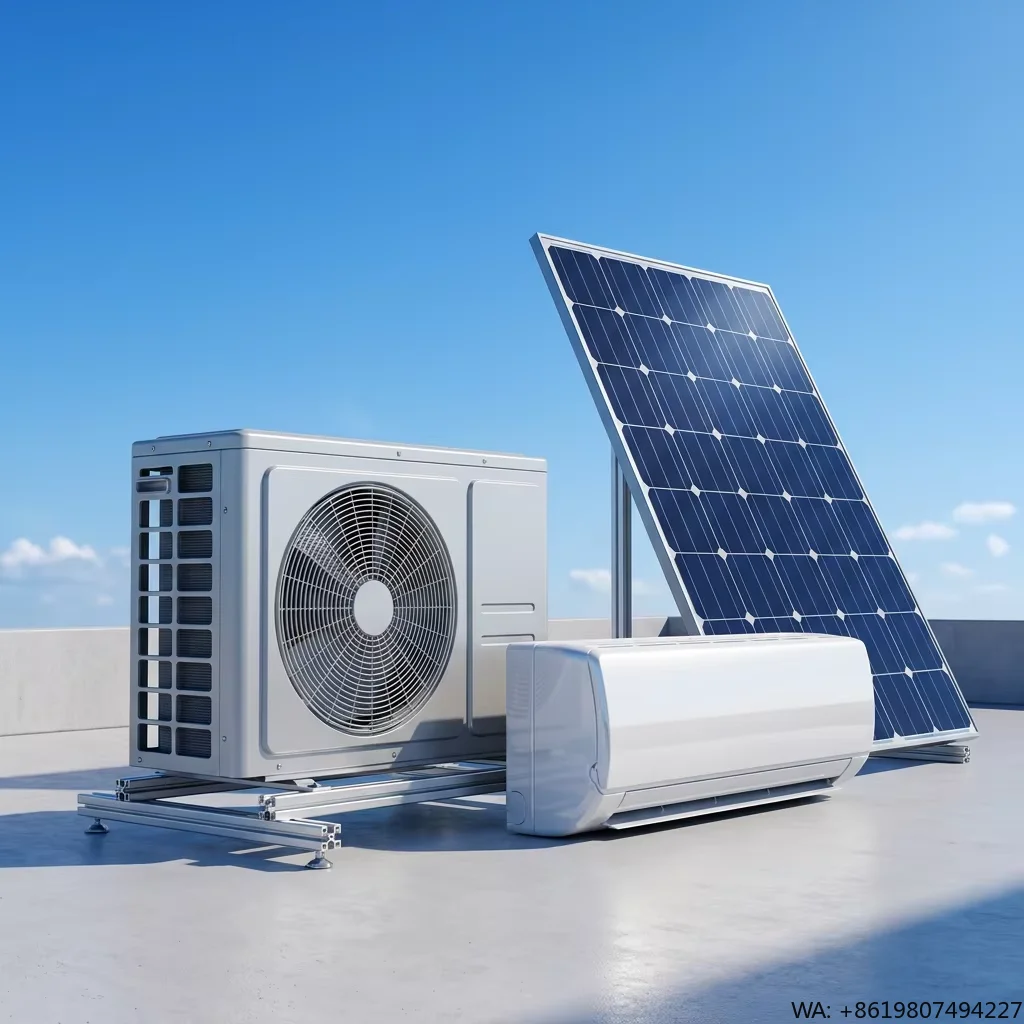 High Efficiency 1.5 Ton Solar Powered Air Conditioner AC/DC Hybrid System Zero Electricity Cooling
