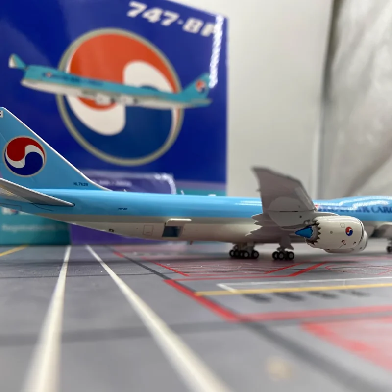 YY Wings Diecast 1:400 Scale Korean Air 747-8F HL7629 Aircraft Simulation Alloy Finished Souvenir Hobby Collection Toy Gift ﻿