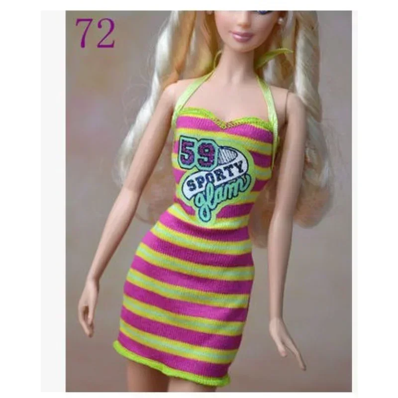 50 New styles for choose Festival Gifts For Girls  Suit Slim Dress Evening Small Sexy Dress Clothes For BB Doll BBI00235-2