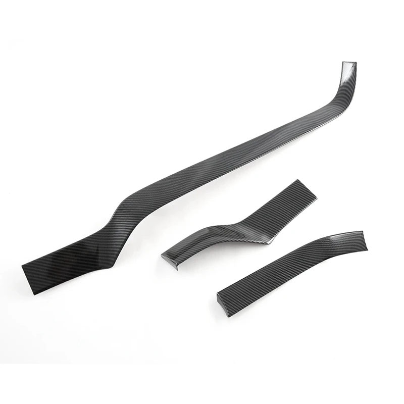 Car Center Dashboard Trim Decoration Strip Carbon Fiber Color For BYD Seal / BYD ATTO 4