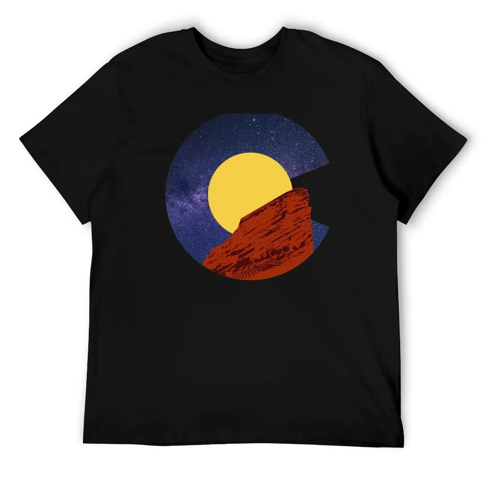 

Футболка Red Rocks Amphitheater Morrison, Colorado C Photo, мужские футболки с индивидуальным принтом для мужчин, футболка