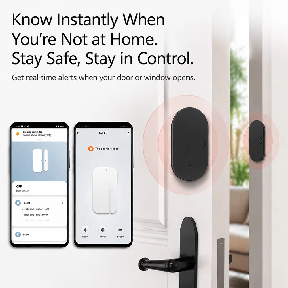 Zigbee 3.0 Door Window Sensor Zigbee Gateway Required Work with Smart Life Home Assistant Yandex Alexa ZHA Zigbee2MQTT
