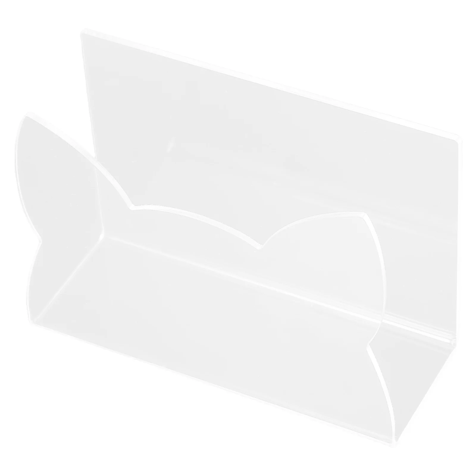 

Acrylic Envelope Holder Desk Mail Organizer Sorter Countertop Letter Classification Shelf Office