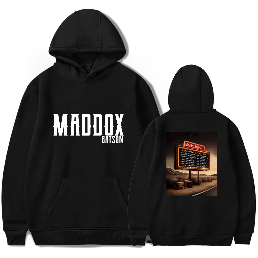 

Maddox Batson Hoodies New Tour Logo Merch Pullovers Cosplay Women Men Fashion Casual Sweatshirts Streetwear