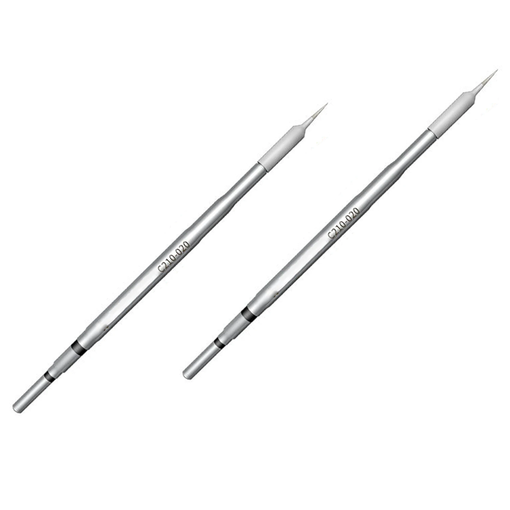 

2X C210 Series Soldering Tip Lead-Free Solder Welding Head For JBC T210 Handle For Sugon T26 T26D Soldering Station(020)-ABQU