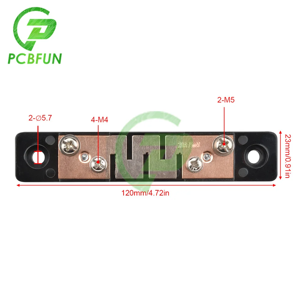 External Shunt Jf-01 10A 20A 30A 50A 75mV Current Meter Shunt Resister for Digital Voltmeter Ammeter Wattmeter Meter