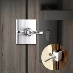 Hotel Anti-theft Door Stop Girl Living Alone Anti-theft Door Stopper Portable Wolf Guard Travel Home Door Stopper Lock