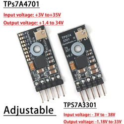 TPS7A4701 TPS7A3301 Linear Voltage Regulator Power DC 3V 5V 12V 15V 19v 24V Adjustable RF Audio DAC Decoder Amplifier LM317 78