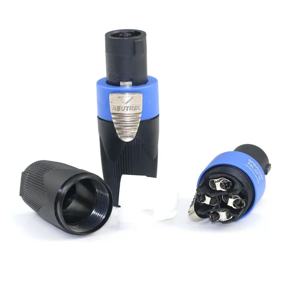 Imagem -04 - Speakon Audio Speakon Conectores Polo Plug Macho Plug Nl4mpr Nl4fc 100 Novo Marca de Alta Qualidade Brand Novidades 30 Pcs Nl4fx