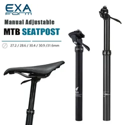 Mtb Dropper Seatpost Manually Adjustable Height 27.2/30.9/31.6mm Hydraulic Telescopic Leve Control Cantilever for Mountain Bike