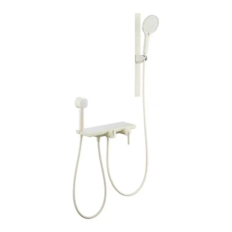 Quality Thermostatic Shower Set All Brass Home Use Surface Mounted Shower Head Shower Head Sets Bathroom Shower Head Sets