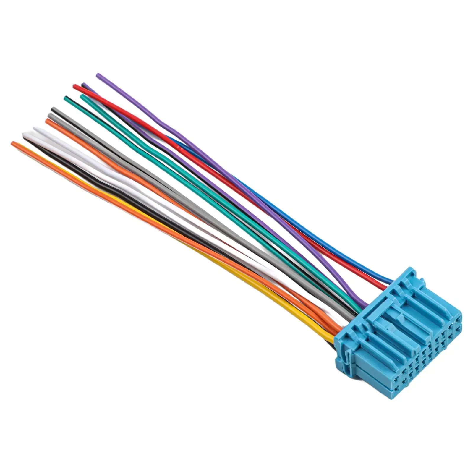 Car Audio Setup Blue Car Audio Connector Radio Installation Cable 12V Voltage Easy Installation For Civic Sedan