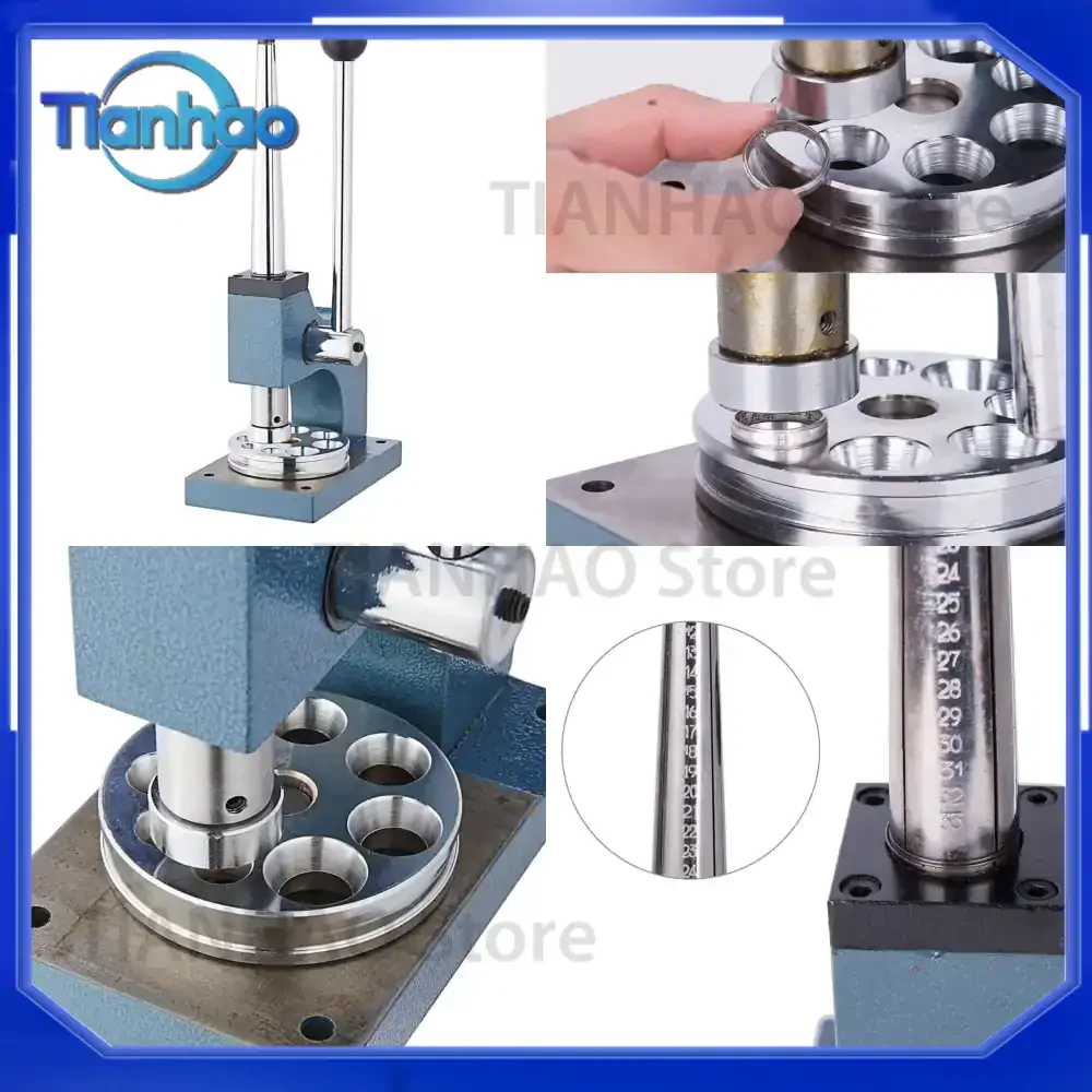 Mini Blue Single-Bar Ring Sizer Ring Size Adjuster Ring Resizing and Reshaping Jewelry Tool for All Rings