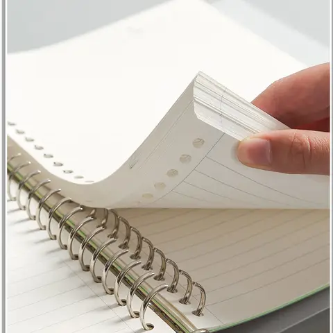 A5 B5 A4 बाइंडर नोटबुक रिफ़िल करने योग्य ग्रिड लाइन्ड ब्लैंक डॉटेड डायरी प्लानर जर्नल स्टेशनरी नोटपैड स्कूल ऑफिस सप्लाई 10 best sales नोटबुक A4 - №1