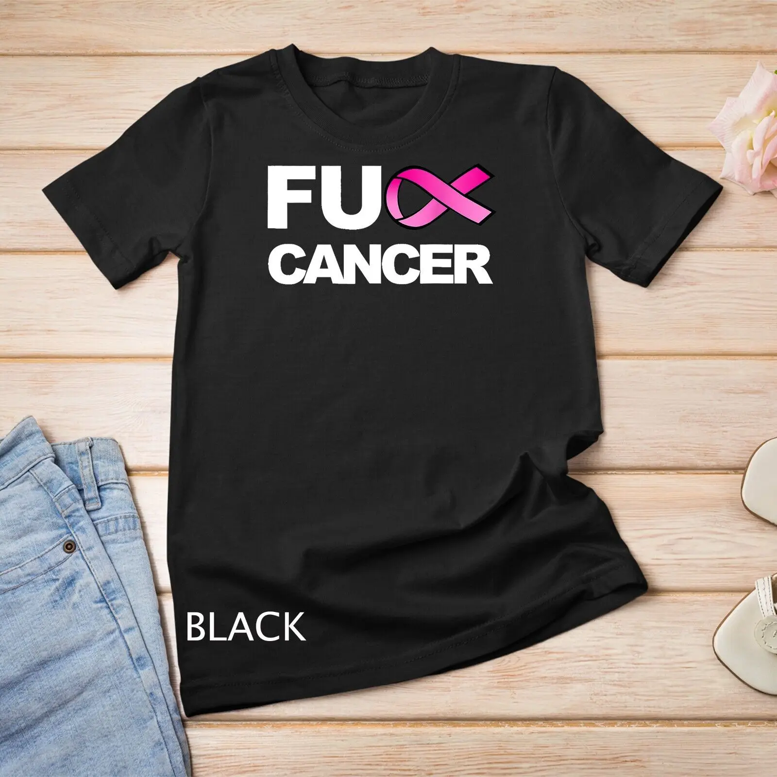 

Cancer Tshirt for Breast Cancer Awareness Unisex T-shirt