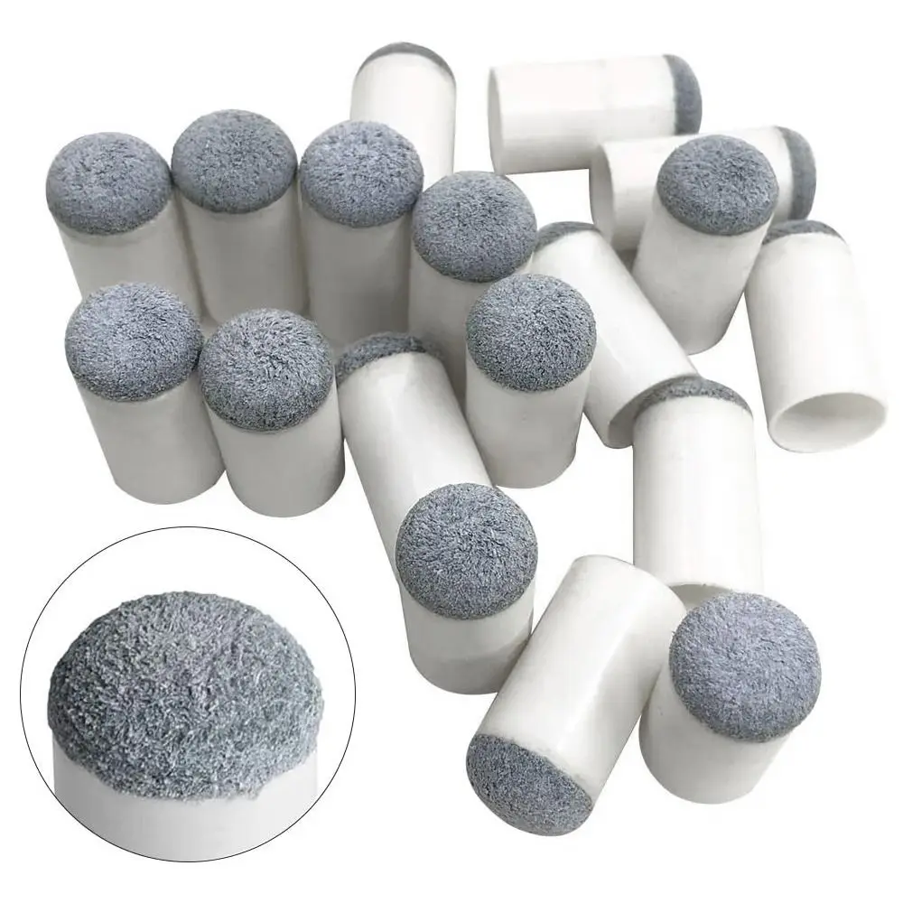 10 قطعة/الحزمة الانزلاق على البلياردو جديلة نصائح 9/10/11/12/13 مللي متر السنوكر اكسسوارات تلميح حامي البلاستيك استبدال غطاء تجمع جديلة عصا