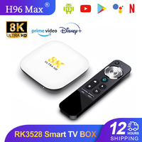 H96 Max M2 Smart TV Box RK3528 8K Ultra HD Android 13.0 | 4GB RAM 64GB ROM | WiFi6 & 1000M Ethernet | BT5.0 Streaming Media Play