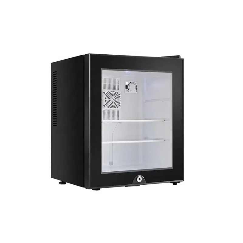High Quality 40L Glass Door Quiet Display bar Mini Portable Fridge Cooler for Drinks