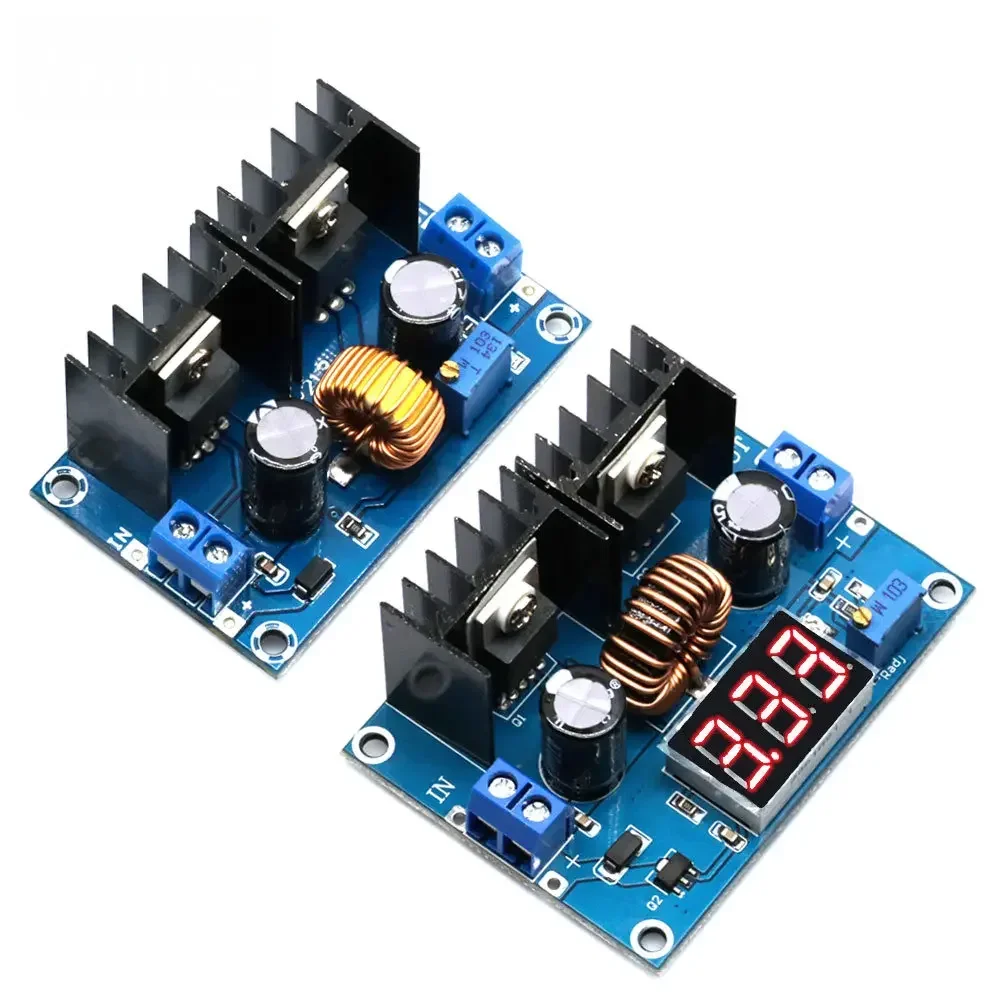 MH-ET LIVE LED Voltmeter PWM Adjustable 4-36V To 1.25-36V Step-Down Board Module XL4016 8A 200W DC-DC Power drop Module