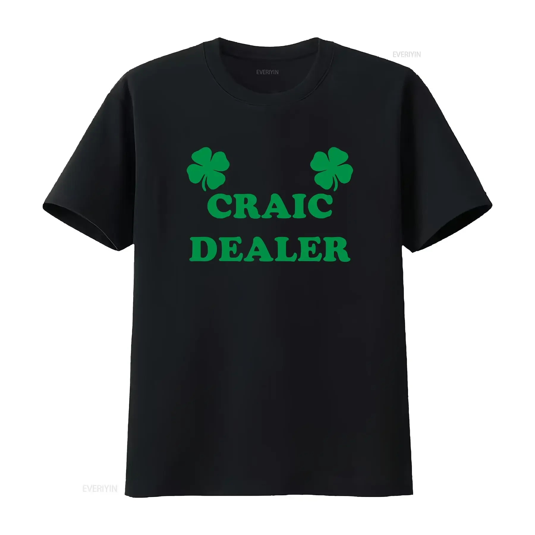 Craic dealer mens T Shirt unisex funny joke novelty slogan comedy fashion design irish Ireland St Patricks day top cool