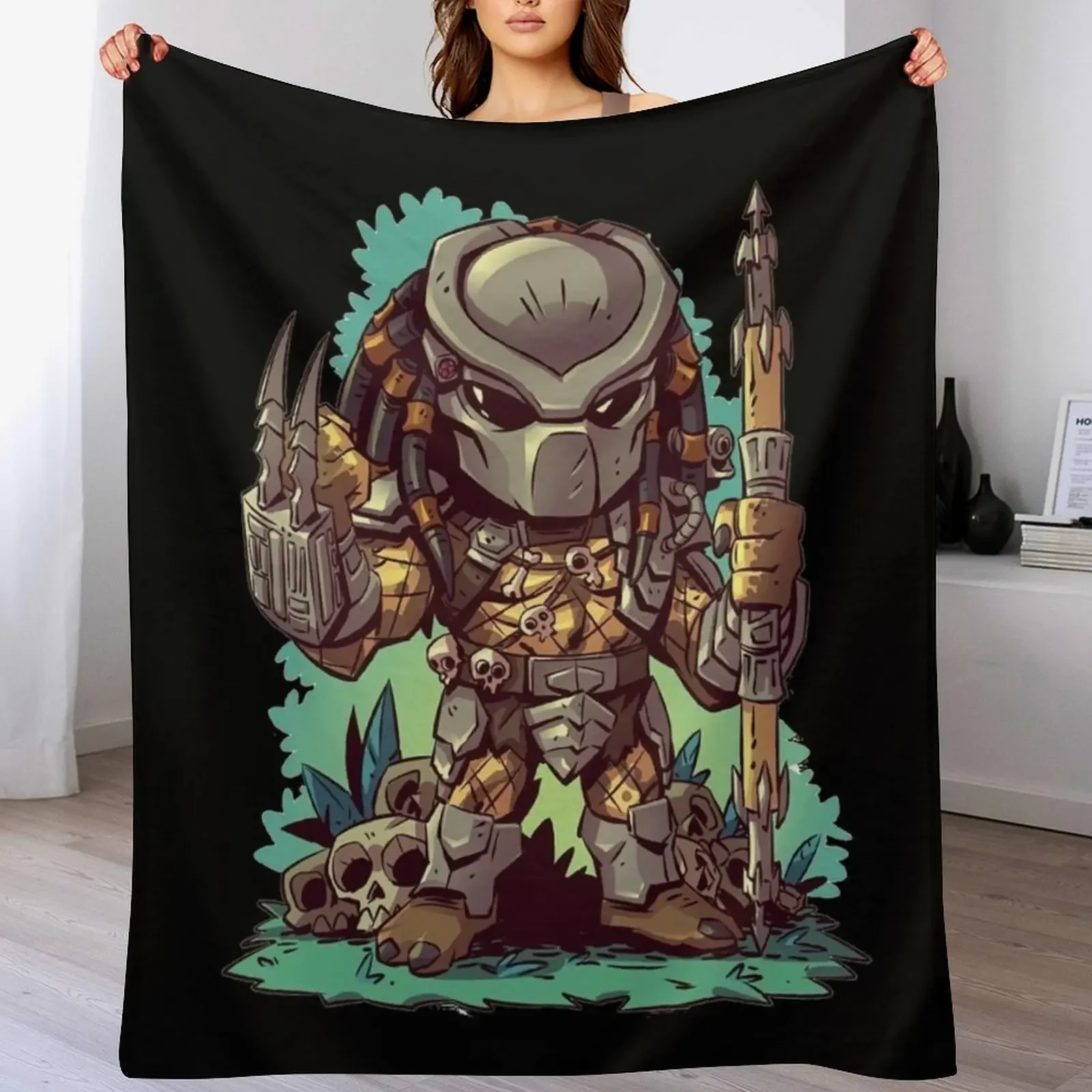 

predator Throw Blanket Cozy Throw Blanket Birthday Gift for Him Her