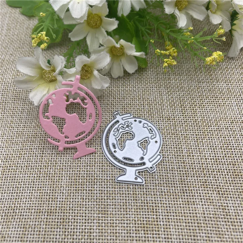 Globe Frames background Metal Cutting Dies Stencils For DIY Scrapbooking Decorative Embossing Handcraft Template