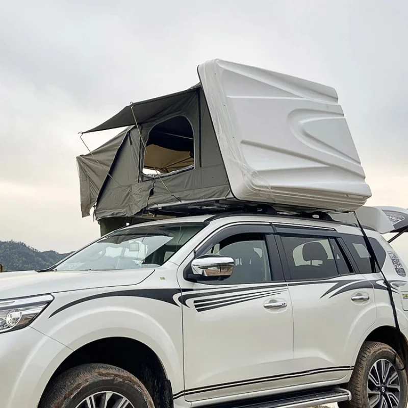 

High Quality UV Resistant Car Roof Top Tent, 2-3 Person, ABS Hard Shell