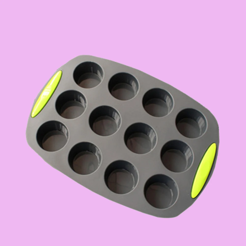 

12 Cavity Cake Pan Pans Plate Kitchen Baking Tools Silicone Mold Cupcake Dessert