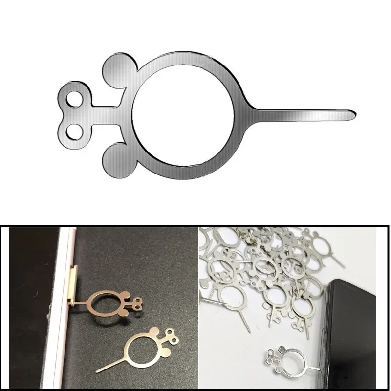 20/50PCS Universal Sim Card Tray Removal Eject Pin Key Tool For All Mobile Phones Open Needle SimCard Tray Pin Ejector New