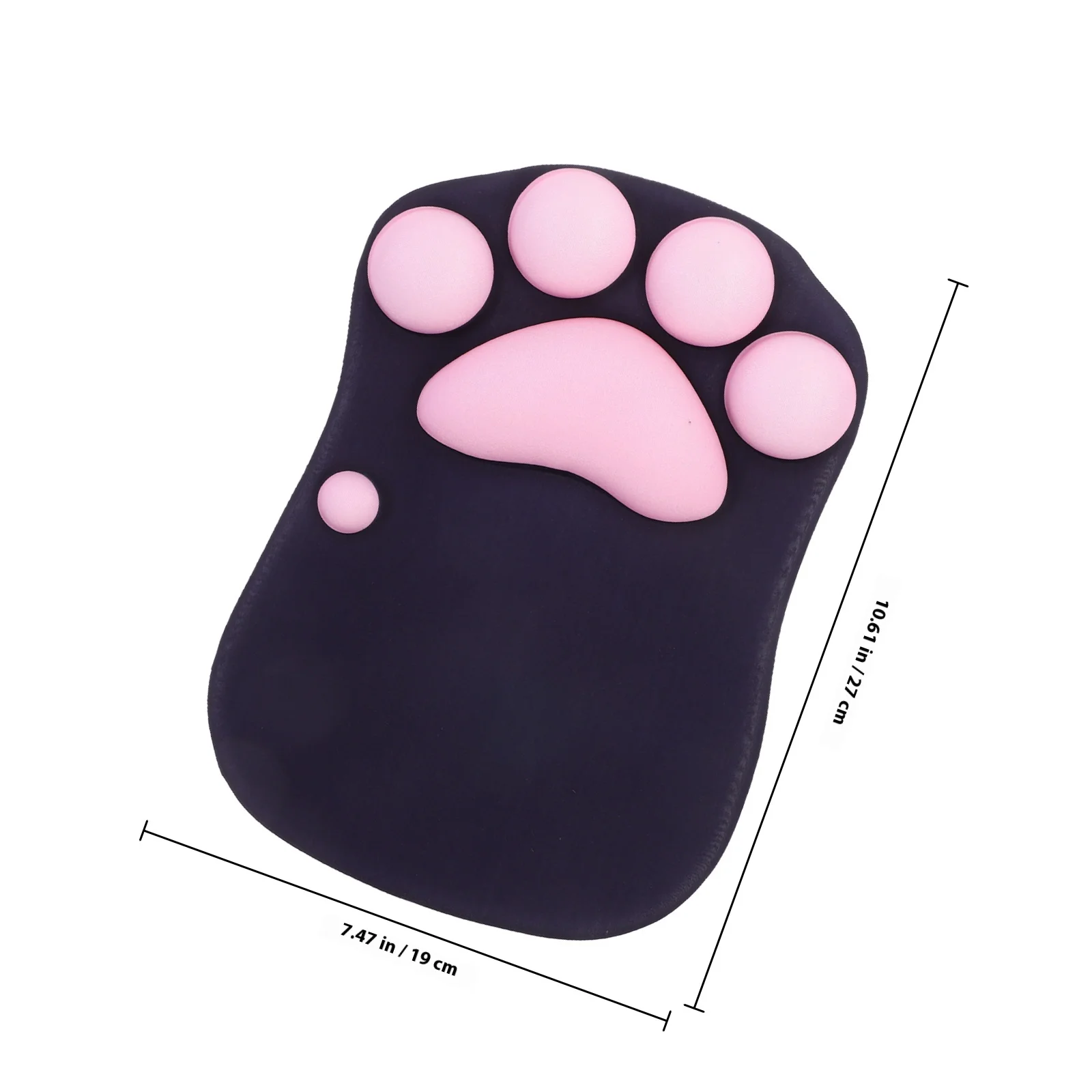 Cat Paw Muismat Leuke Cartoon Polssteun Antislip Bureau Accessoire Gaming Bureau Mat Cat Paw Muismat Kawaii Decor