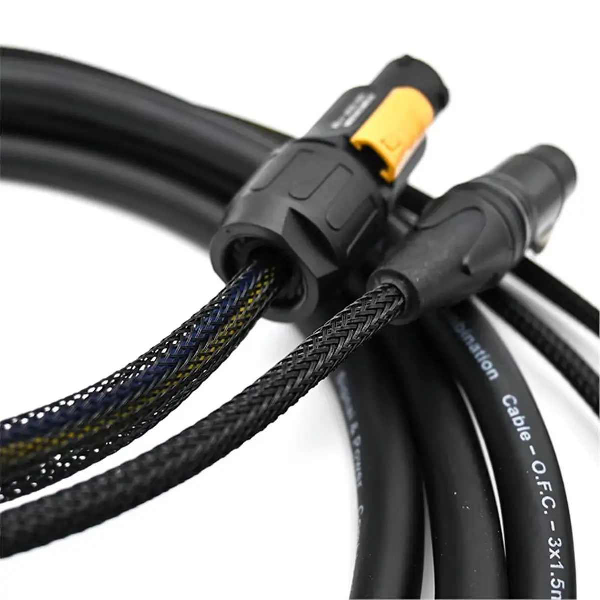 Outdoor 3 Pin Truecon Combo Cable 1m IP65 XLR True1 Audio Lighting Wire for DJ Speaker Moving Head 1m