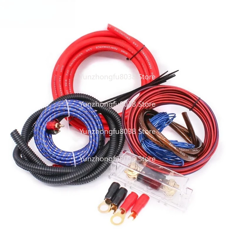 Audio Subwoofer Power Cord, Amplifier Car Audio 4GA Cable Kit, Car Mounting Wiring Kit view 5