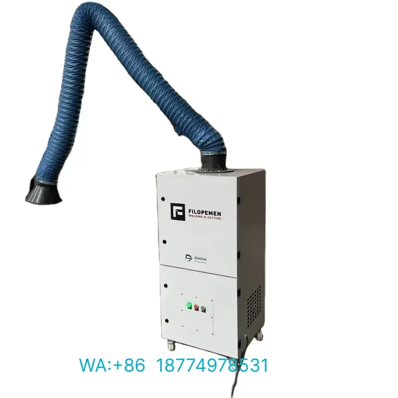 New Mobile Welding Smoke and Dust Collector with Activated Carbon Filter Cartridge for Construction Industries Directly