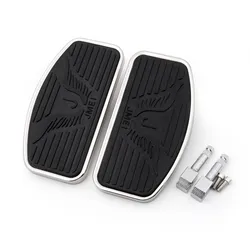 Front Floorboard Footboard for Honda VTX 1800 1300 Suzuki VL800 VL400 C50 Street Bike Footrests