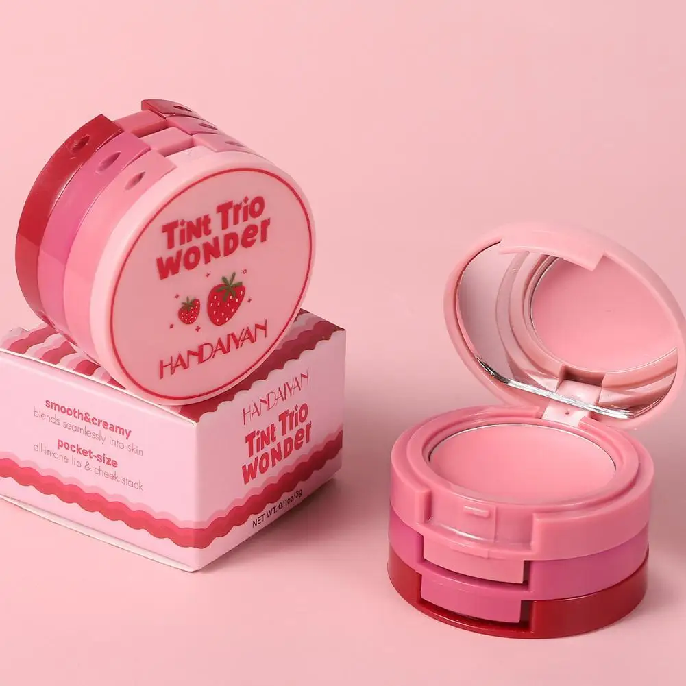 أحمر خدود طبيعي غير لامع للوجه، كريم شفاه مخملي ناعم، أحمر خدود الخد، أحمر خدود مكياج مقاوم للماء #6