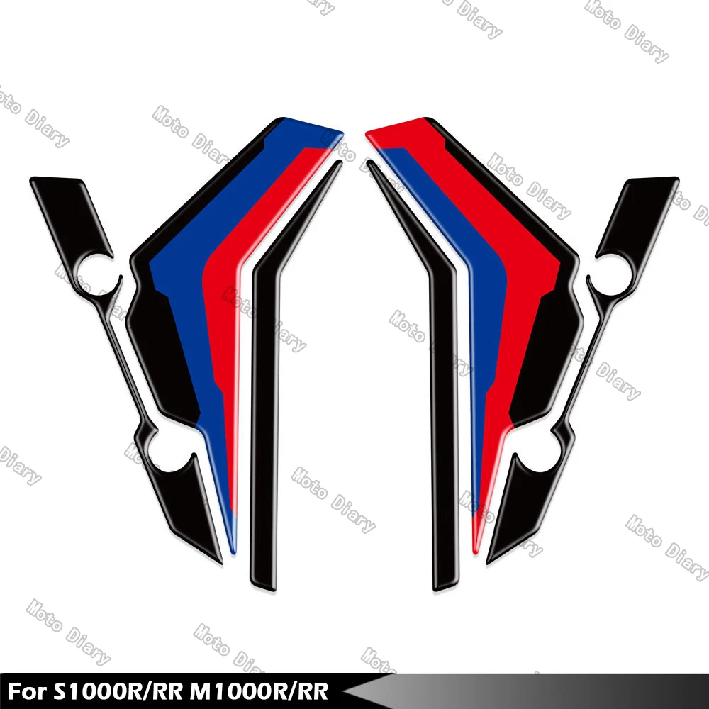 3D Motorcycle Front Fender Sticker Accessories Decals For S1000RR S1000R M1000RR M1000R 2019-2024