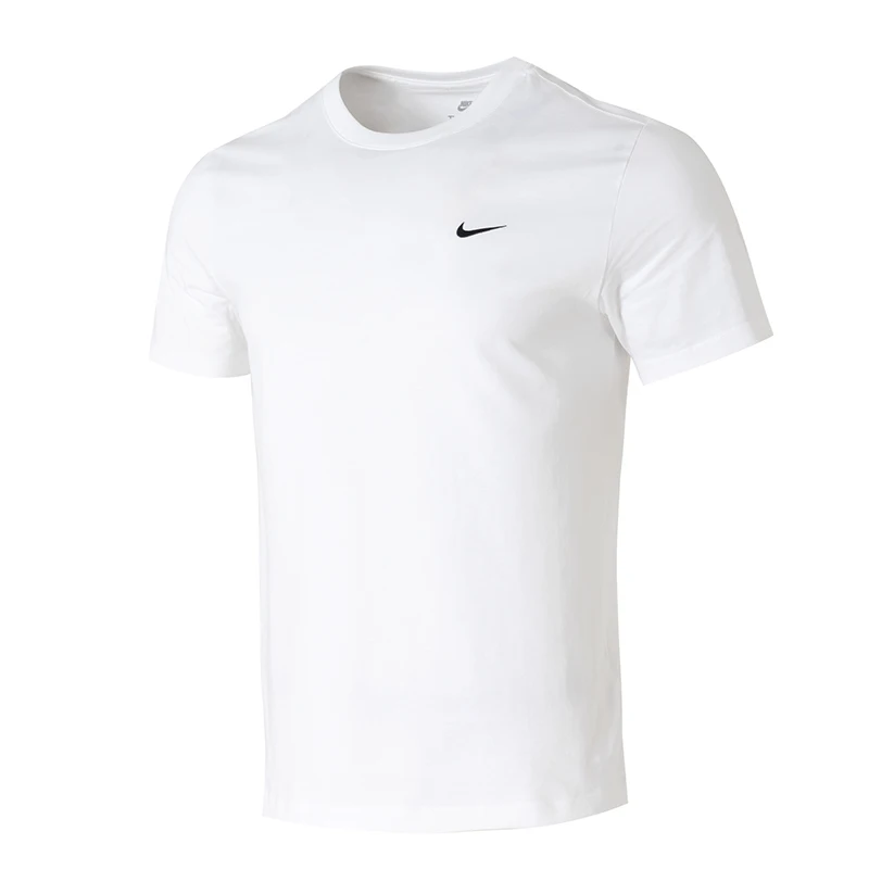 

Nike Men's Short-Sleeved Pure Cotton White Loose Casual Sports T-Shirt Bv0508-100