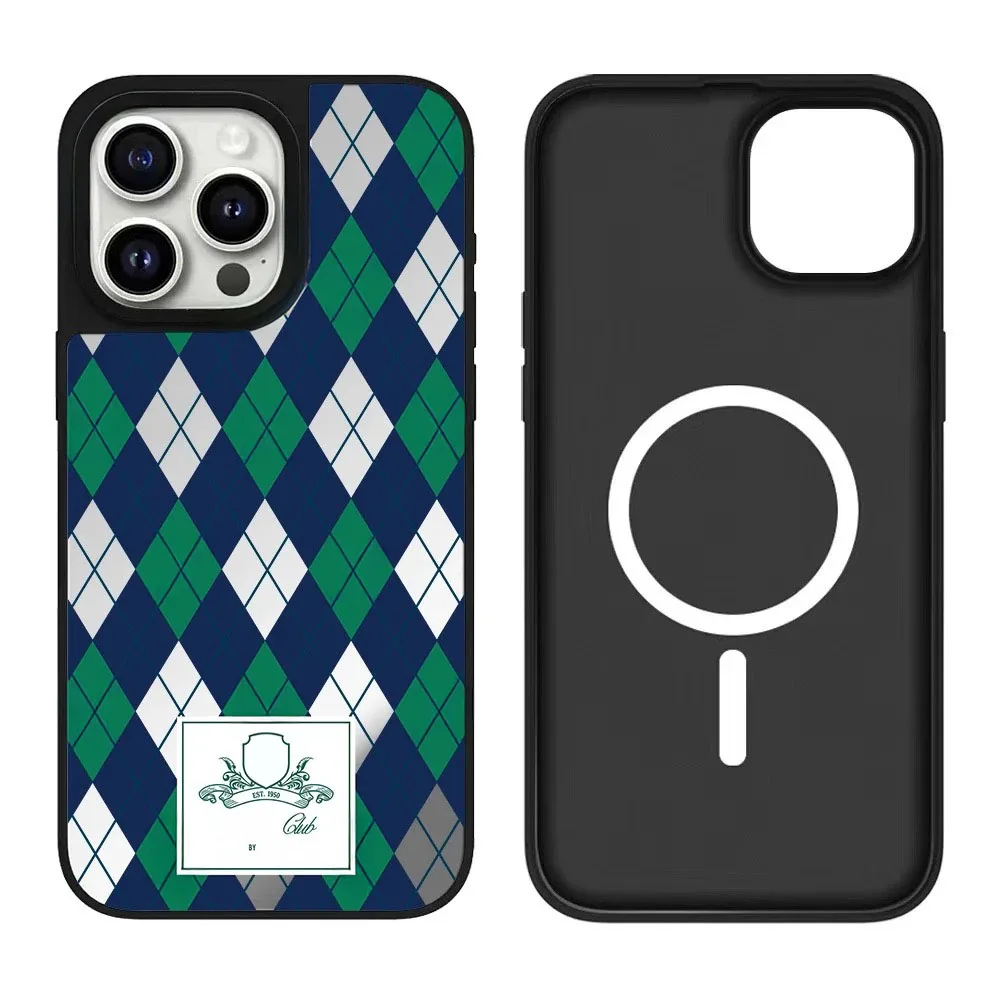 

Cartoon Club IPhone 12 13 14 15 16 17 Pro Max Mirror Surface Magnetic Case Cover Shell