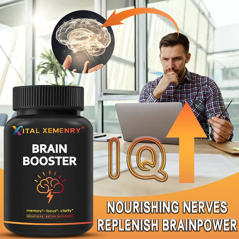

Brain Capsules - Helps Maintain Brain Cells, May Improve Memory, Concentration and Cognitive Processing Speed