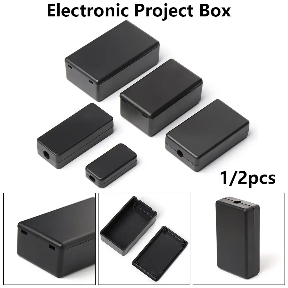 1/2pcs 5 sizes High Quality ABS Plastic Instrument Case Electronic Project Box Waterproof Cover Project Enclosure Boxes