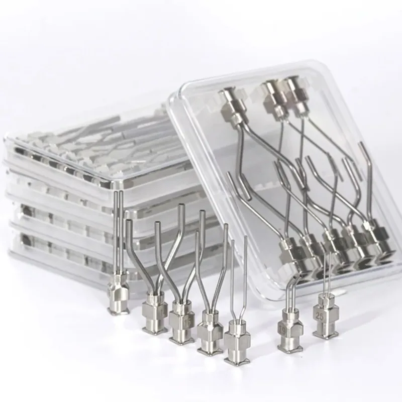 Double Tube Fork, Center Spacing 15mm, Stainless Steel Adhesive Pillow with Eight Shaped Fork, All Metal U-shaped