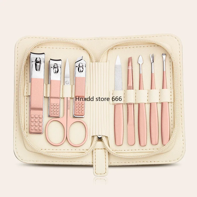 

Nail clipper set Household nail clippers High-end men's nail clippers Dig ear spoons Pedicure tools