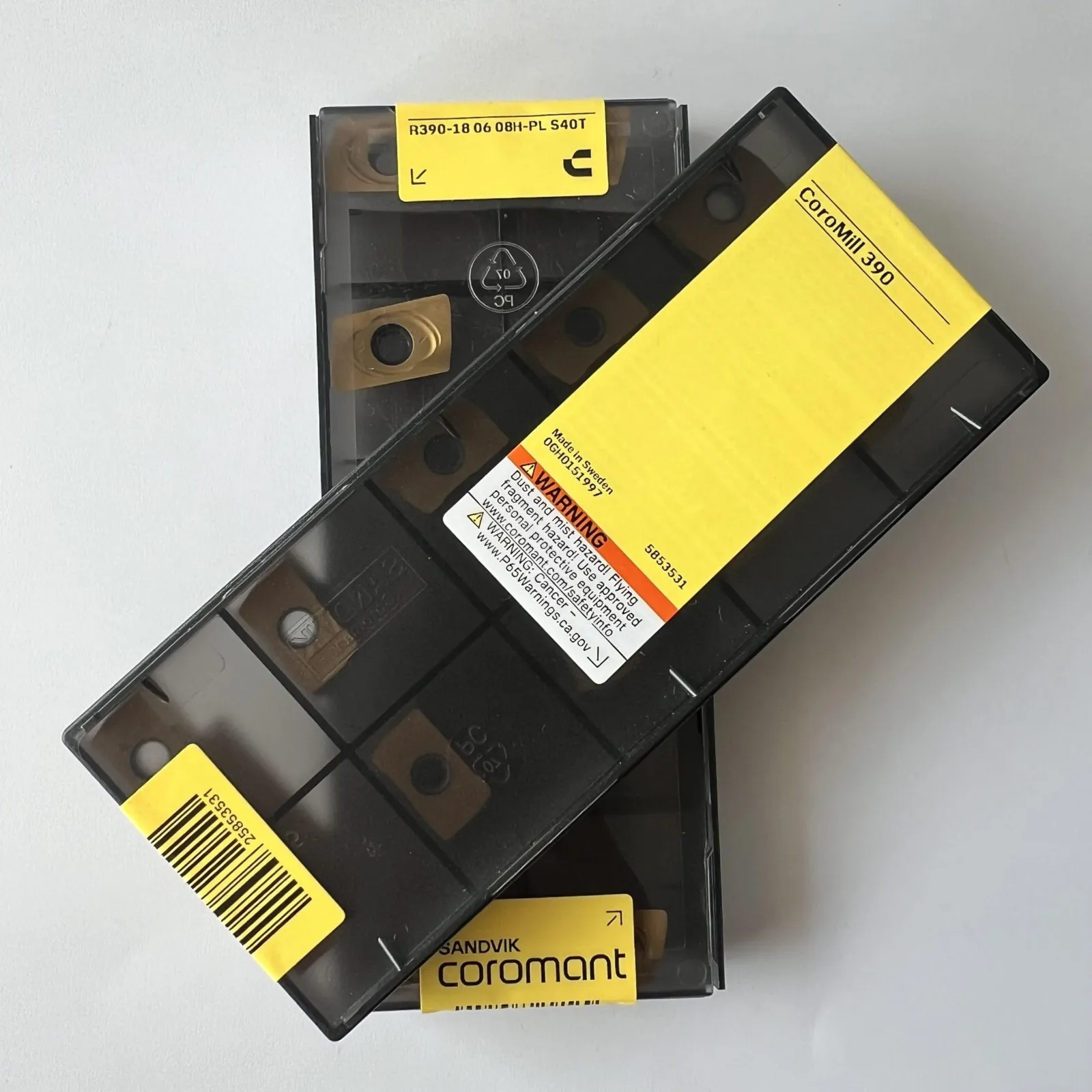 

SANDVIK / R390-180608H-PL S40T / Оригинальное шведское лезвие из твердого сплава, 10 шт.