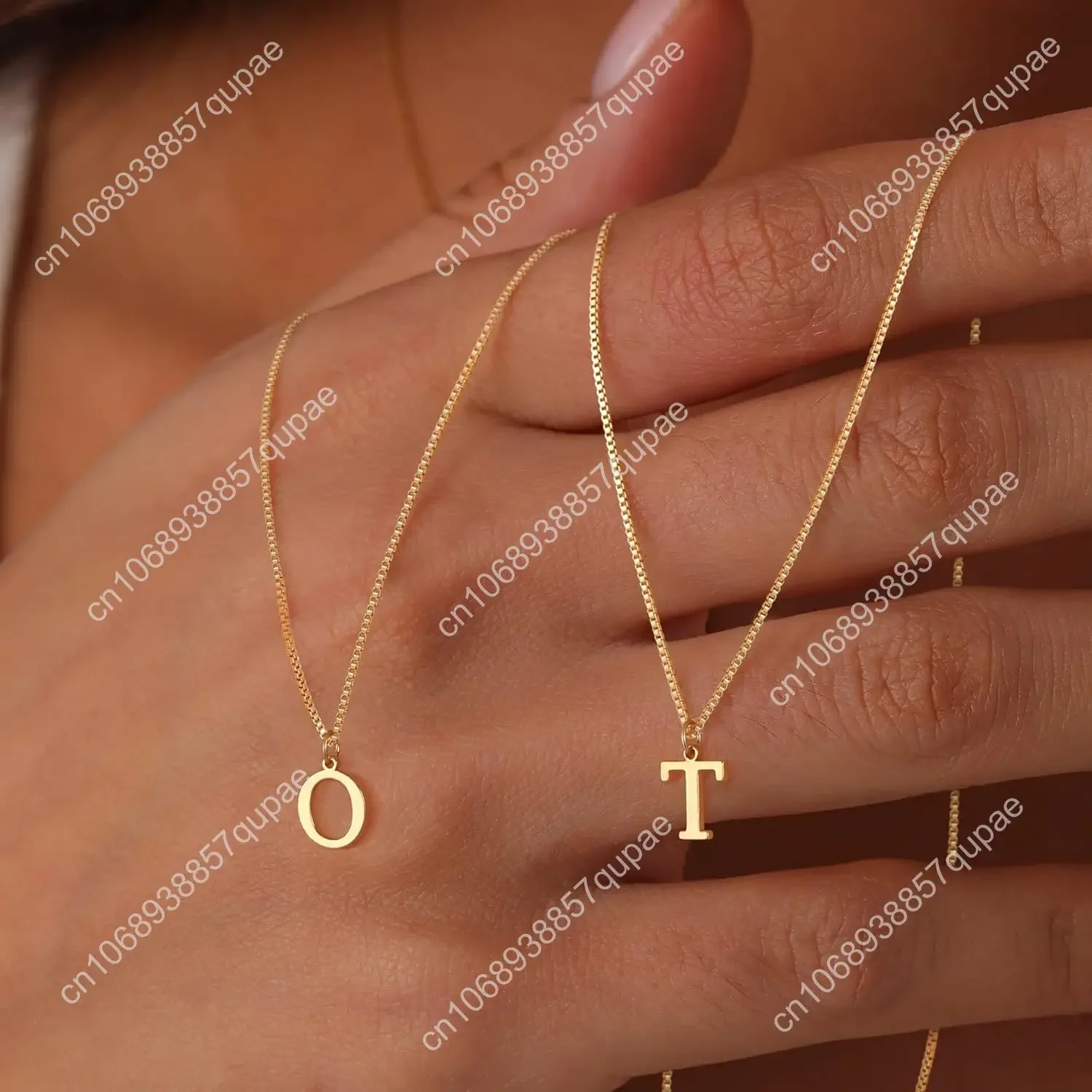 Золотое ожерелье с инициалами для девочек, изящное модное ожерелье с золотыми буквами, крошечное ожерелье-чокер с подвеской A-Z, модное милое персонализированное ожерелье