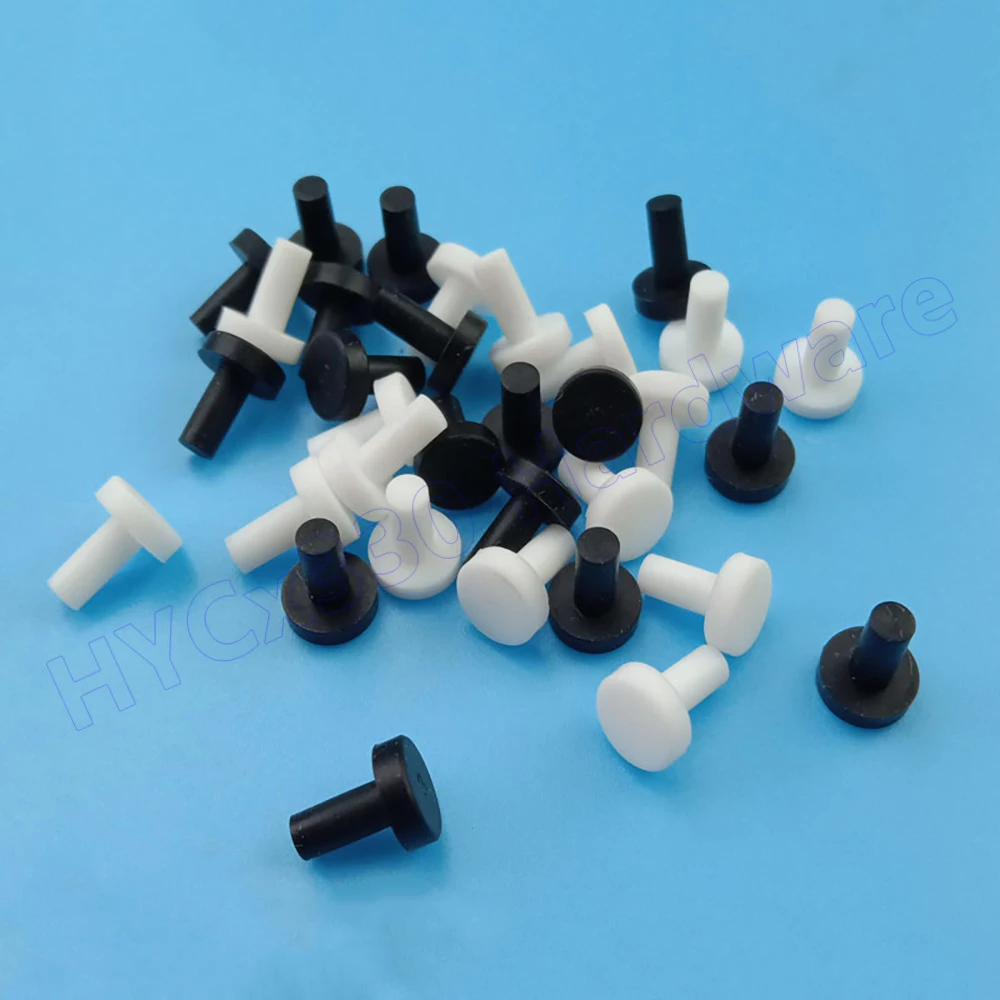 5PCS Solid Sealing Plug 2 to 14mm Silicone Rubber Hole Caps T-shaped Seal Stopper High TEMP Dustproof Plug Inserts Bungs End Cap