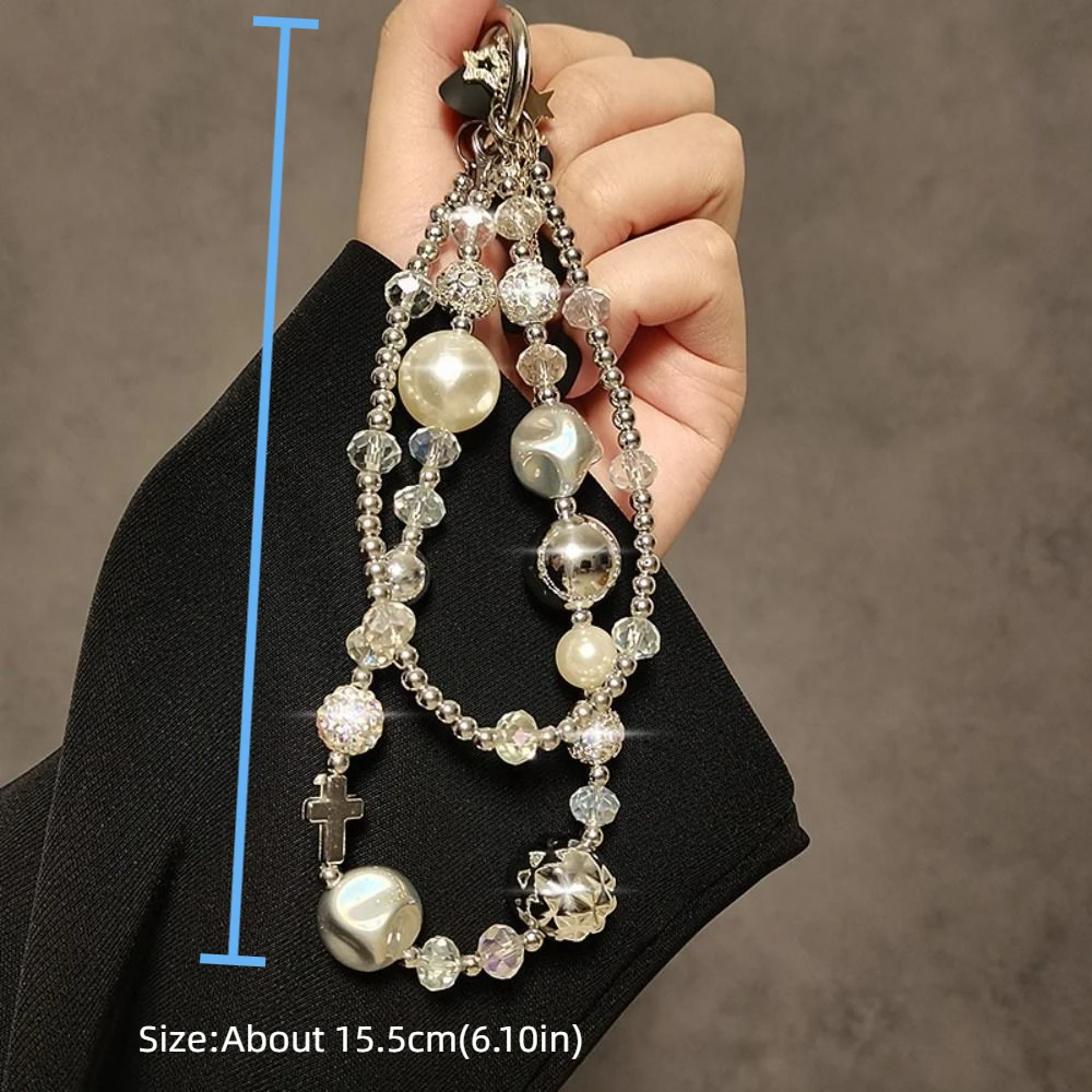 أزياء مطرز الهاتف الحبل مكافحة خسر الحلو سلسلة الهاتف أزياء جميلة مطرز قلادة الحبل #5