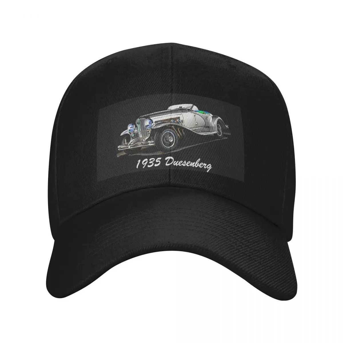 1935 Duesenberg Roadster Car Baseball Cap hats on offer Luxury Cap Hood Men's Hats Women's